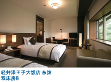 轻井泽王子大饭店 东馆 双床房B